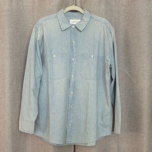 The Great Chambray Denim Top, size 3